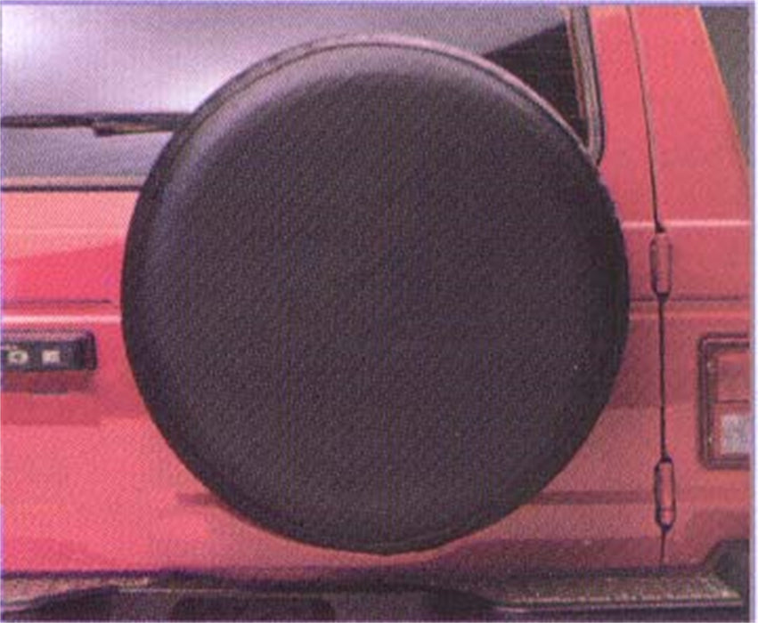 FIA TC231 BLACK Tire Cover; Black; Fits Most 31 in. Tires; - Truck Part Superstore