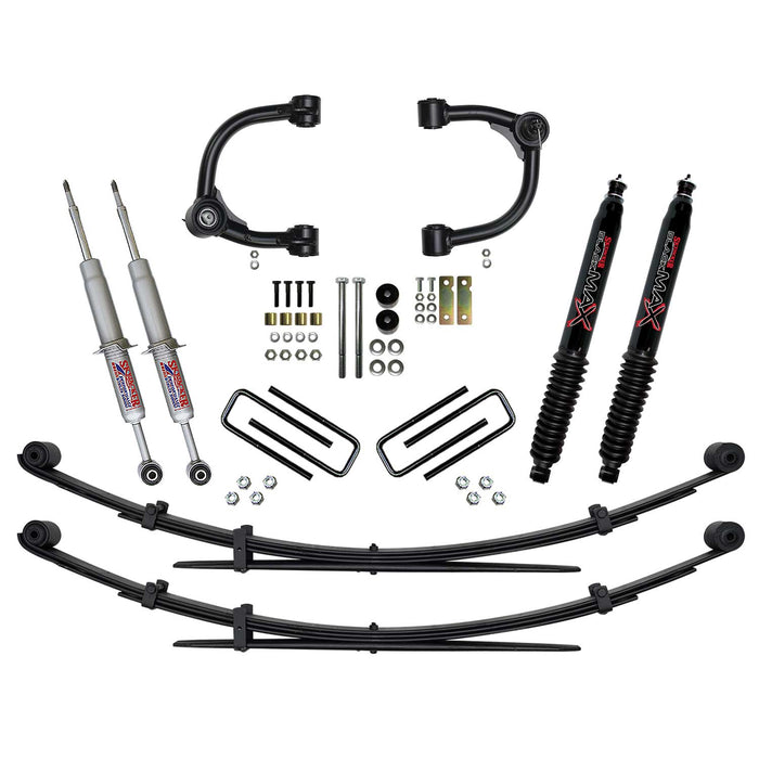 Skyjacker TC536STUBKS 3 Inch Upper Control Arm Suspension Lift System with Front Struts Rear Leaf Springs and Black MAX Shocks 16-22 Toyota Tacoma Skyjacker - Truck Part Superstore