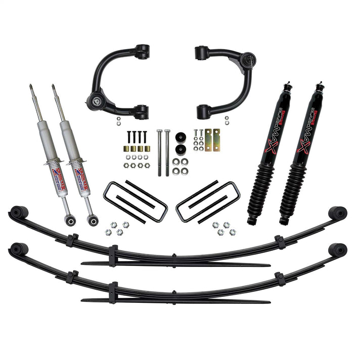 Skyjacker TC536STUBKS 3 Inch Upper Control Arm Suspension Lift System with Front Struts Rear Leaf Springs and Black MAX Shocks 16-22 Toyota Tacoma Skyjacker - Truck Part Superstore