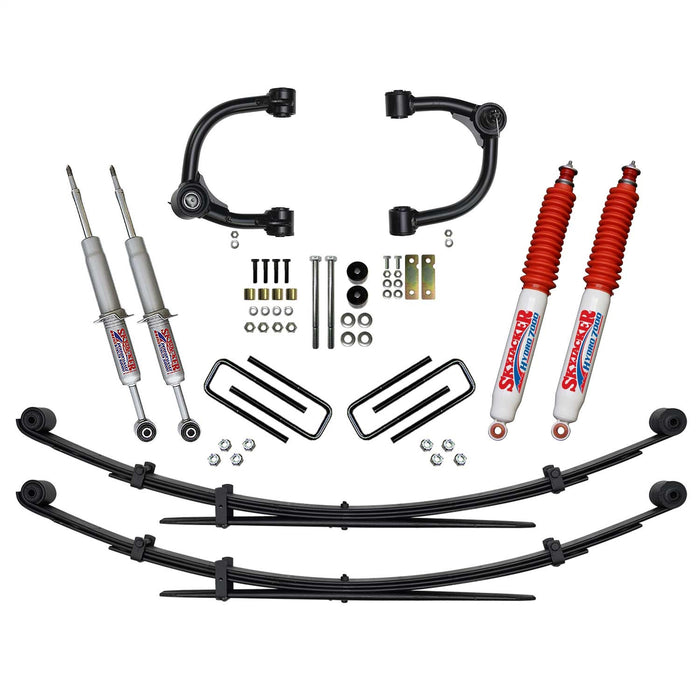 Skyjacker TC536STUHKS 3 Inch Upper Control Arm Suspension Lift System with Front Struts Rear Leaf Springs and Hydro Shocks 16-22 Toyota Tacoma Skyjacker - Truck Part Superstore