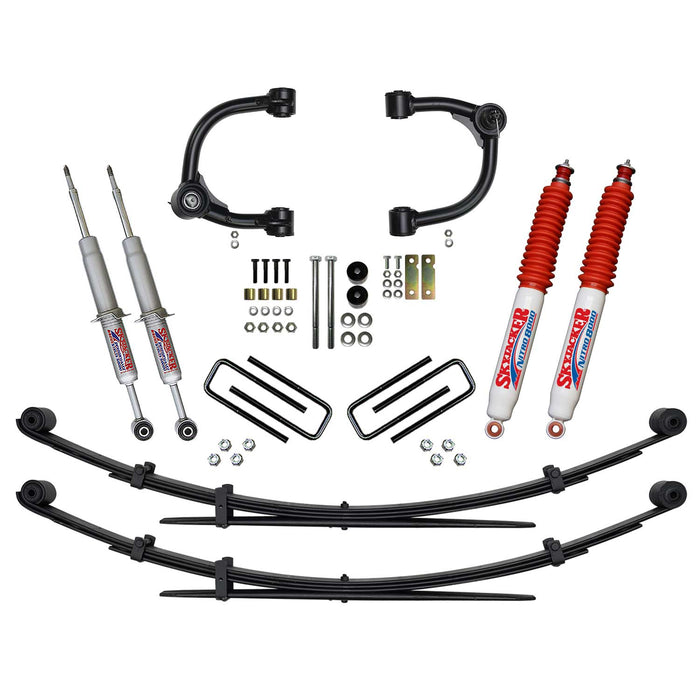 Skyjacker TC536STUNKS 3 Inch Upper Control Arm Suspension Lift System with Front Struts Rear Leaf Springs and Rear Nitro Shocks 16-22 Toyota Tacoma Skyjacker - Truck Part Superstore