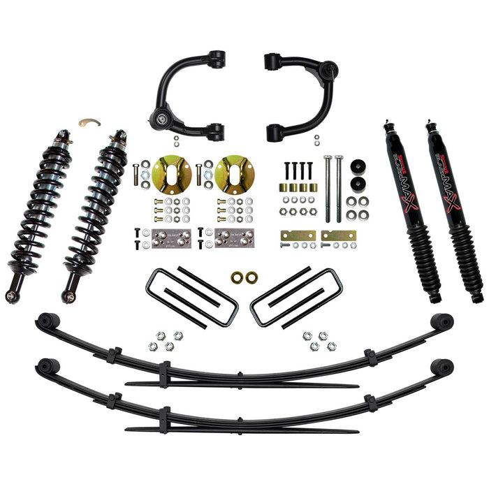 Skyjacker TC536UBKS 3 Inch Front Coilover Suspension Lift System with Front Upper Control Arms Rear Leaf Springs and Rear Black MAX Shocks 16-22 Toyota Tacoma Skyjacker - Truck Part Superstore