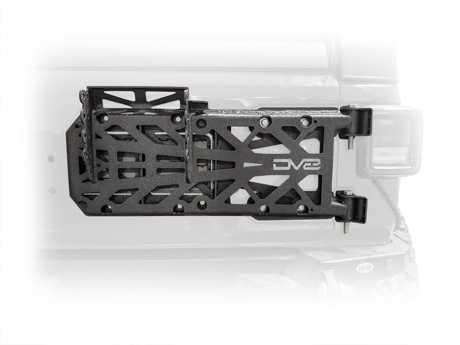 DV8 Offroad TCJL-03 Jeep JL HD Easy Open Hinge Replacement Spare Tire Carrier DV8 Offroad - Truck Part Superstore
