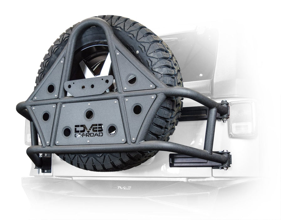 DV8 Offroad TCSTTB-01 Tire Carrier 07-18 Jeep Wrangler DV8 Offroad - Truck Part Superstore