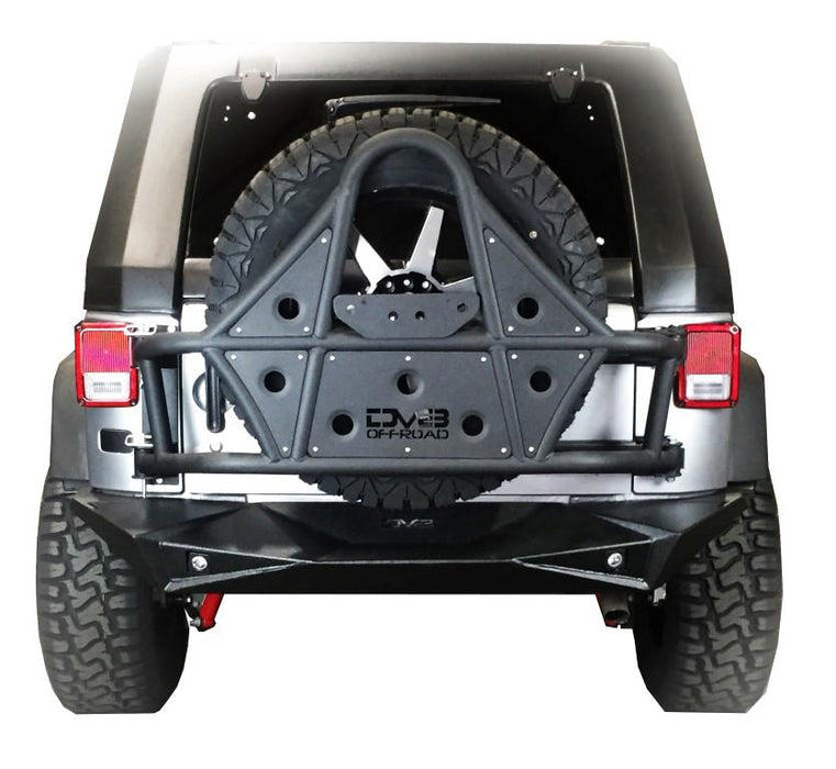 DV8 Offroad TCSTTB-01 Tire Carrier 07-18 Jeep Wrangler DV8 Offroad - Truck Part Superstore