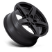 Niche 1PC M269188031+40 M269 18X8 5X4.25 M-BLK 40MM - Truck Part Superstore