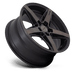 Niche 1PC M271188065+40 M271 18X8 5X4.5 M-BLK DDTC-FC 40MM - Truck Part Superstore