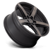 Niche 1PC M271209021+38 M271 20X9 5X120 M-BLK DDTC-FC 38MM - Truck Part Superstore