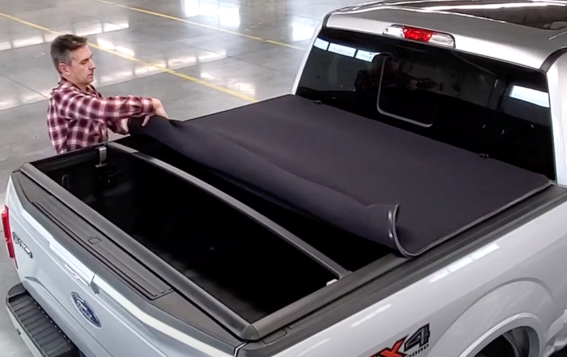 Sawtooth TF1135-01 Sawtooth STRETCH Expandable Tonneau Cover for 2015 - 2020 Ford F-150 / Raptor, 5'-7" Bed - Truck Part Superstore
