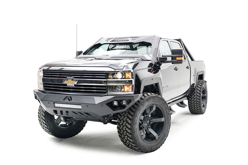 Fab Fours TF3000-1 Open Fender System; 2 Stage Black Powder Coated; - Truck Part Superstore