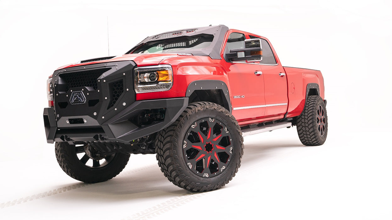 Fab Fours TF3100-1 Open Fender System; 2 Stage Black Powder Coated; - Truck Part Superstore