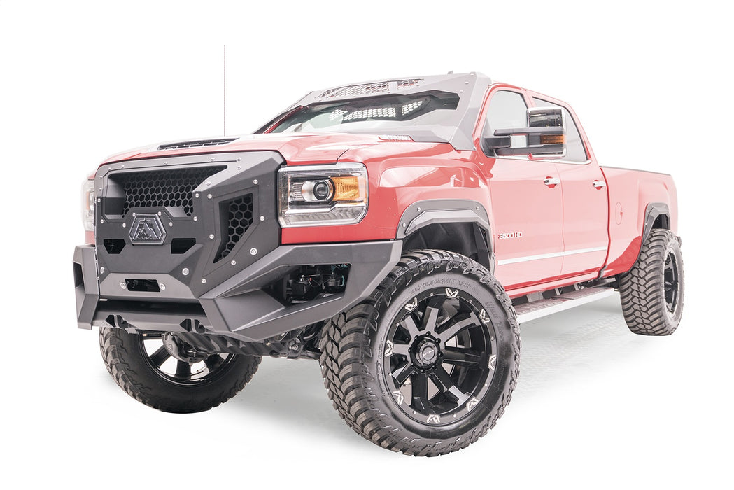 Fab Fours TF3110-1 Open Fender Flare; Open 2 Stage Black Powder Coated; - Truck Part Superstore