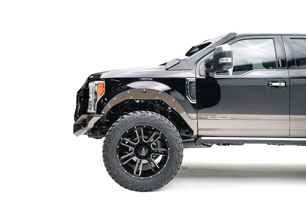 Fab Fours TF4100-1 Open Fender System; 2 Stage Black Powder Coated; - Truck Part Superstore