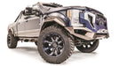 Fab Fours TF4110-1 Open Fender Flare; Open 2 Stage Black Powder Coated; - Truck Part Superstore