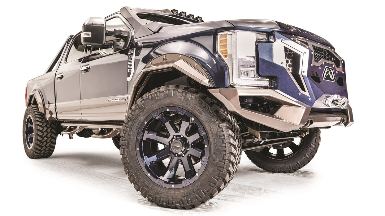 Fab Fours TF4110-B Open Fender Flare; Open Uncoated/Paintable; [AWSL]; - Truck Part Superstore