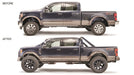 Fab Fours TF4110-1 Open Fender Flare; Open 2 Stage Black Powder Coated; - Truck Part Superstore