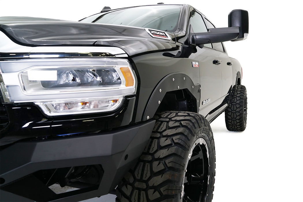 Fab Fours TF4400-1 Open Fender System; 2 Stage Black Powder Coated; - Truck Part Superstore