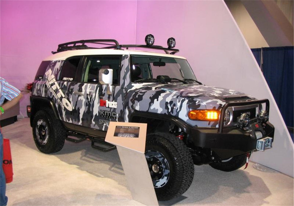 N-Fab TFJ5FLR Light Mounting-Roof Mounts-(1-30in.)-Front-06-14 FJ Cruiser-TX Blk - Truck Part Superstore