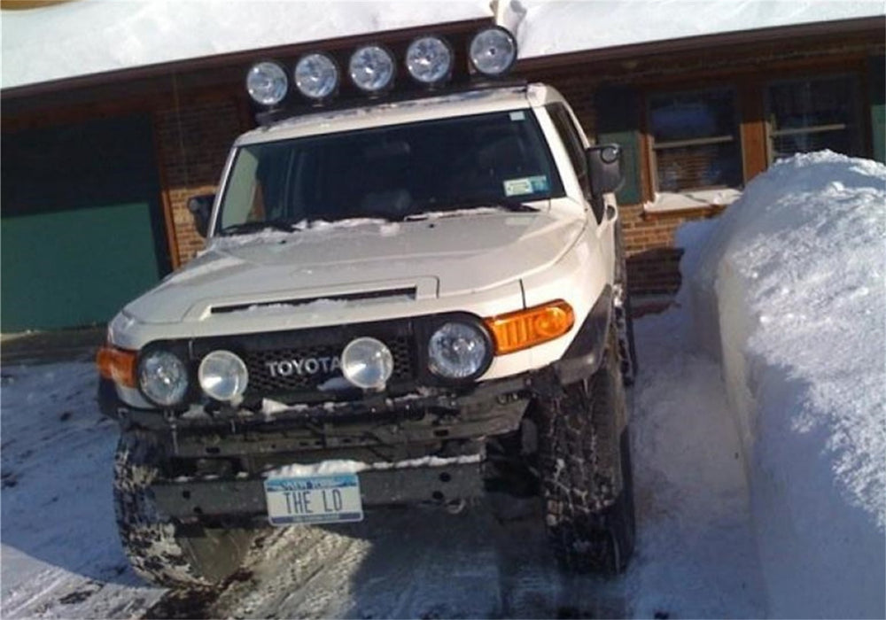 N-Fab TFJ5FLR Light Mounting-Roof Mounts-(1-30in.)-Front-06-14 FJ Cruiser-TX Blk - Truck Part Superstore