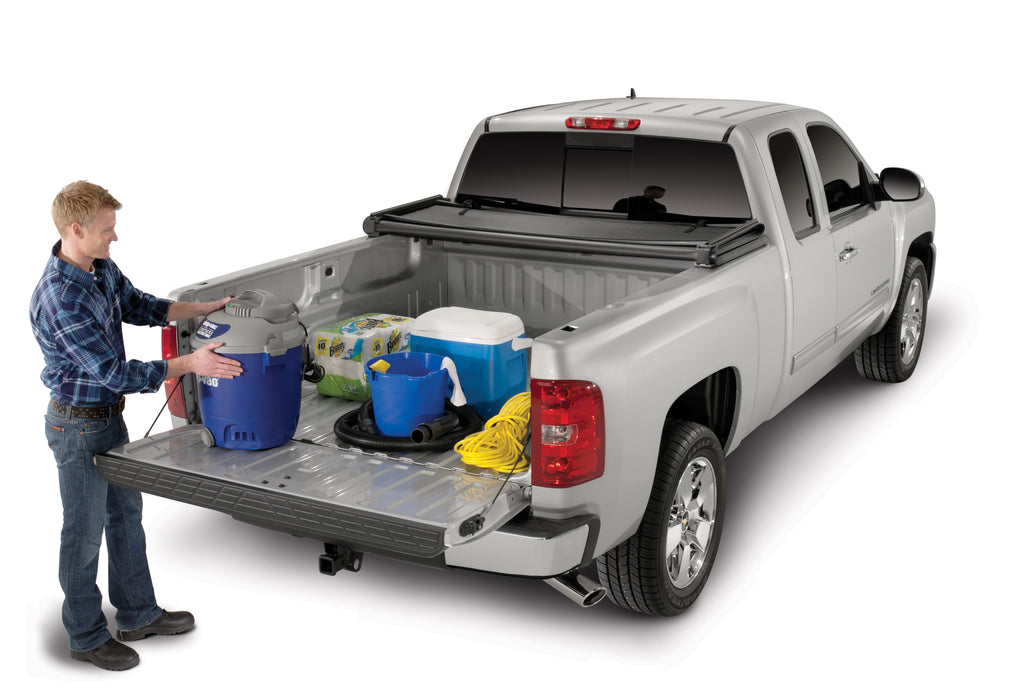 TrailFX TFX5206 Soft Roll-Up Non-Lockable Black Vinyl With Aluminum Rails - Truck Part Superstore