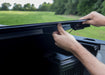 TrailFX TFX5526 Hard Tri Fold Low Profile Lockable Using Tailgate Handle Lock Fiber Reinforced - Truck Part Superstore