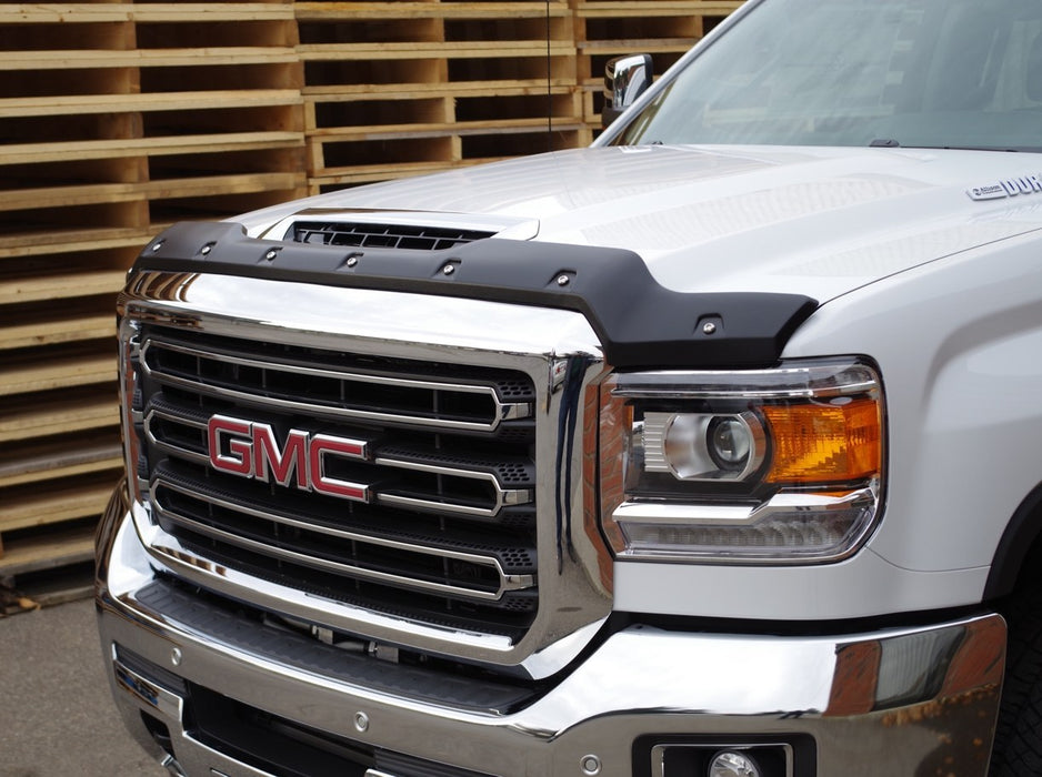 Tough Guard TG23D17 Sierra Hood Guard For 17-19 Sierra 2500/3500 HD Diesel Only Black Textured Tough Guard - Truck Part Superstore