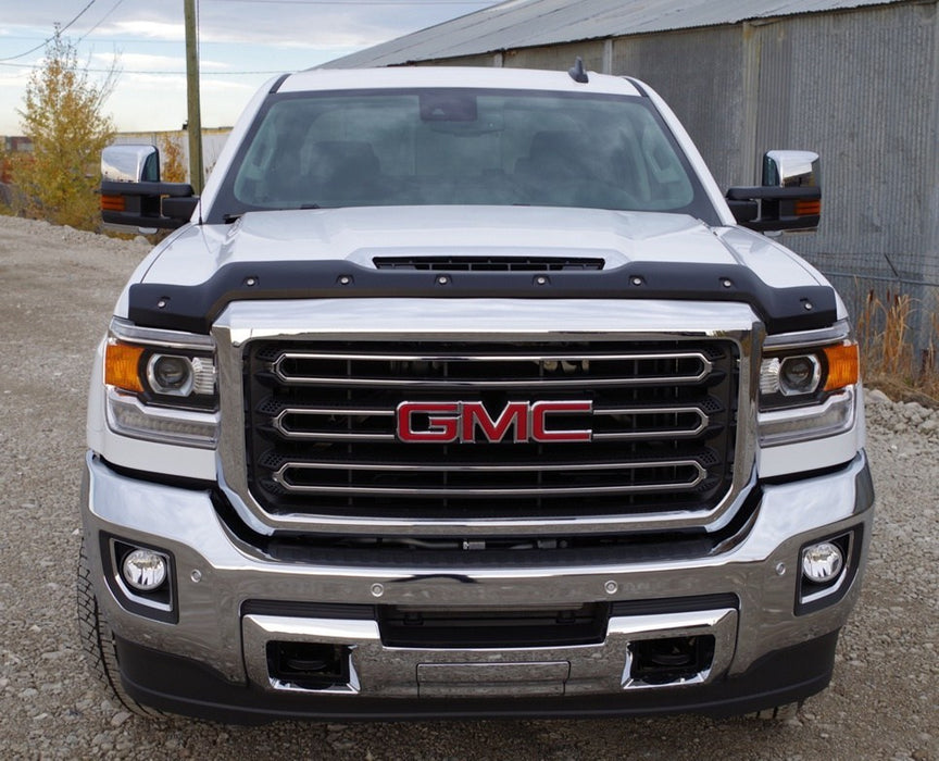 Tough Guard TG23D17 Sierra Hood Guard For 17-19 Sierra 2500/3500 HD Diesel Only Black Textured Tough Guard - Truck Part Superstore