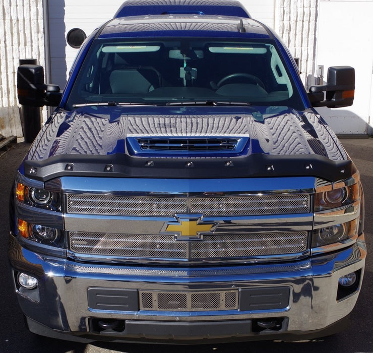 Tough Guard TG5N17 Silverado 2500/3500 HD Hood Guard For 17-19 Silverado 2500/3500 HD Diesel Only Black Textured Tough Guard - Truck Part Superstore