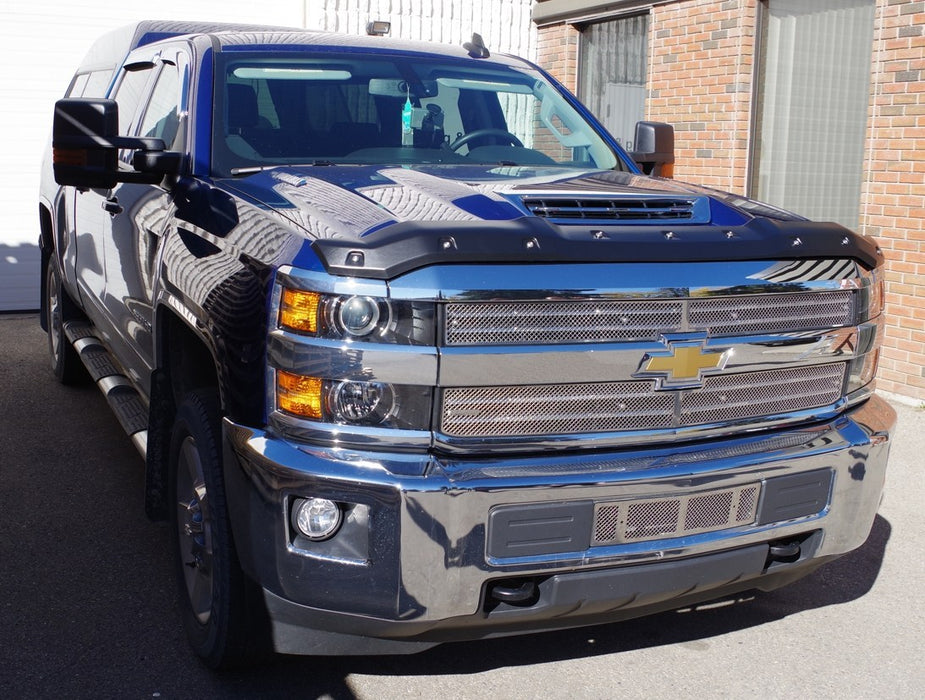 Tough Guard TG5N17 Silverado 2500/3500 HD Hood Guard For 17-19 Silverado 2500/3500 HD Diesel Only Black Textured Tough Guard - Truck Part Superstore