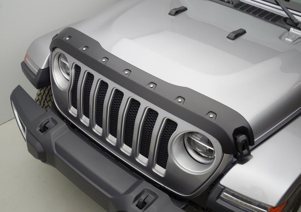 Tough Guard TG7W18 Jeep JL Hood Guard For 18-Pres Wrangler JL Black Textured Tough Guard - Truck Part Superstore