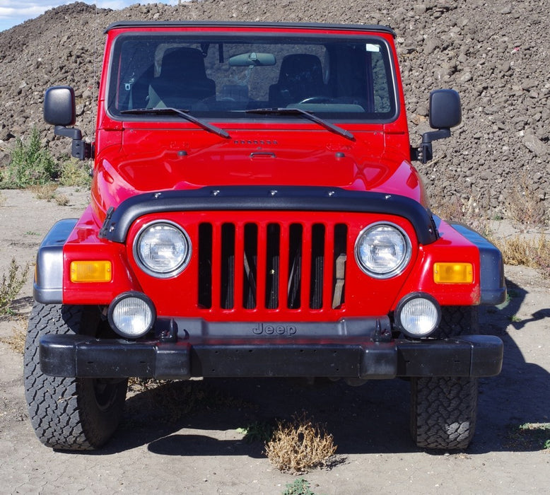 Tough Guard TG7W96 Jeep TJ Hood Guard For 97-06 Wrangler TJ Black Textured Tough Guard - Truck Part Superstore