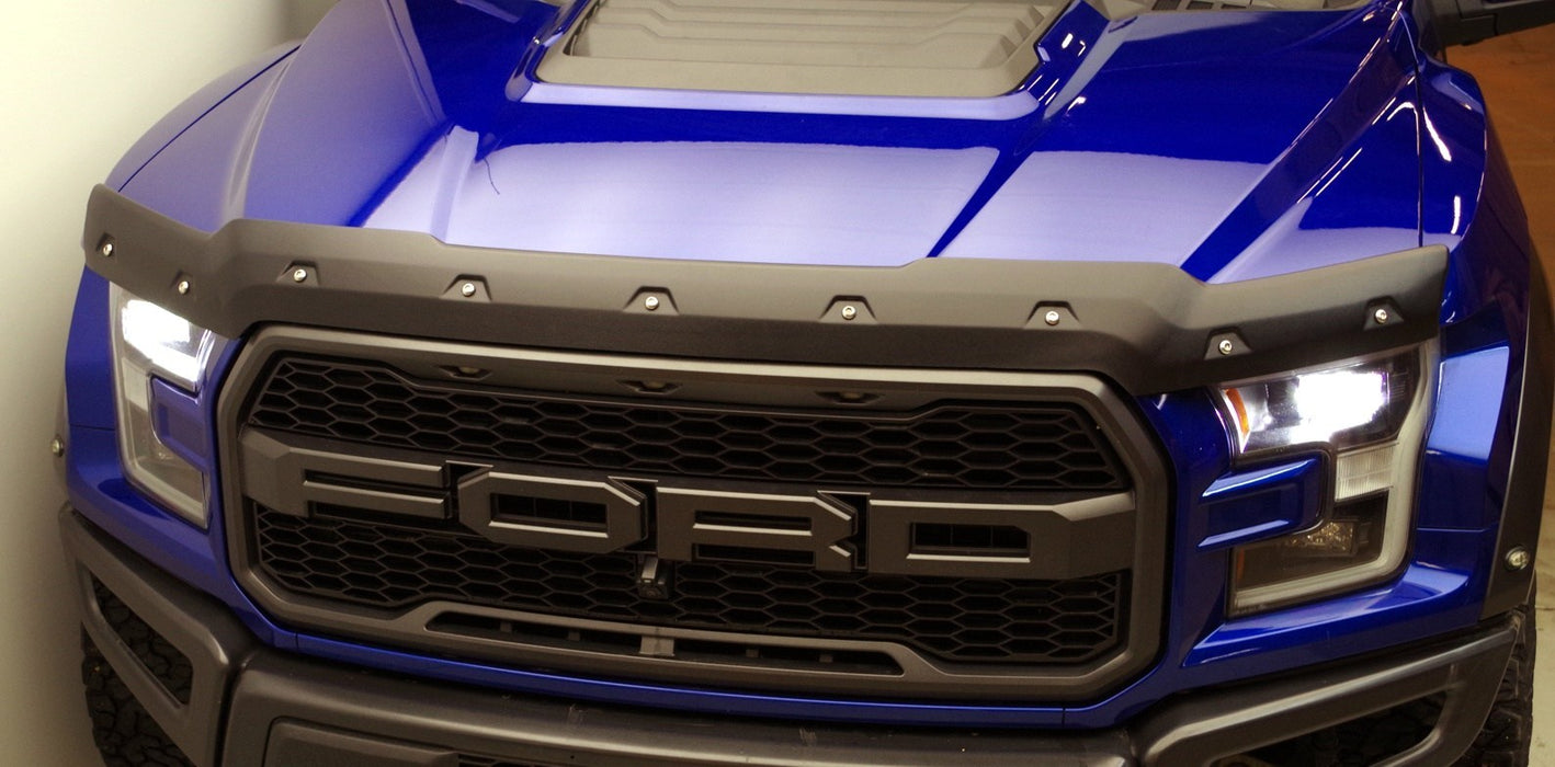 Tough Guard TG8R17 Raptor Hood Guard For 17-19 Ford F-150 Raptor Black Textured Tough Guard - Truck Part Superstore