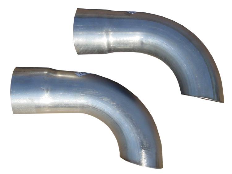 Pypes Performance Exhaust TGA10E Extension Kit 2.5 in Side Exit Used For Quarter Outlet On GM A-Body Systems Hardware Incl Natural 409 Stainless Steel Pypes Exhaust - Truck Part Superstore
