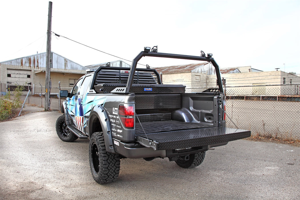 Dee Zee DZ4103B Black-Tread Full Tailgate Protector; Non Step Tailgate; Full Length; - Truck Part Superstore