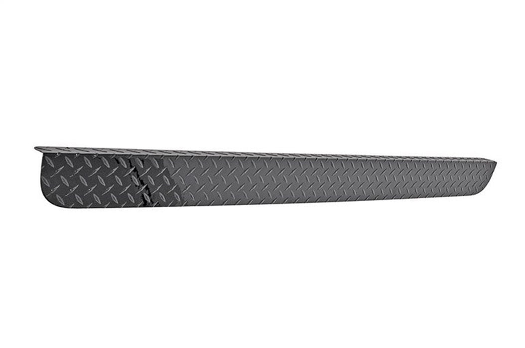 Dee Zee DZ2124B Tailgate Cap Protector; Cap Only; Black-Tread Aluminum; Gloss Black; - Truck Part Superstore