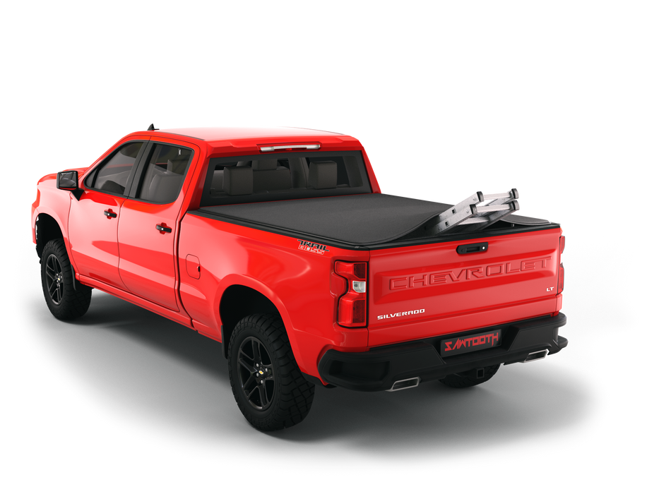 Sawtooth TGS035-06 Sawtooth STRETCH Expandable Tonneau Cover for 2015 - 2018, GMC/ Chevy, Sierra / Silverado 1500, 5'-8" Bed - Truck Part Superstore