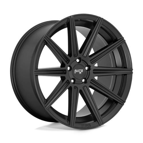 Niche 1PC M2422005F8+27 M242 20X10.5 5X112 MT-BLK 27MM - Truck Part Superstore