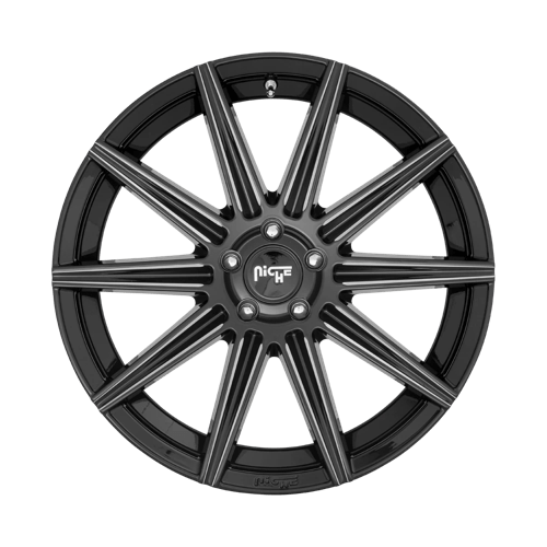 Niche 1PC M243209021+35 M243 20X9 5X120 GL-BLK-MIL 35MM - Truck Part Superstore