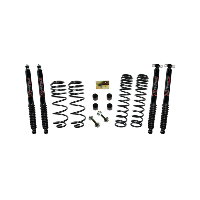 Skyjacker TJ25BPBLT 2.5 Inch Dual Rate Long Travel One Box Kit With Black Max Shocks TJ/LJ 1997-2006 Jeep Wrangler/Unlimited Skyjacker - Truck Part Superstore