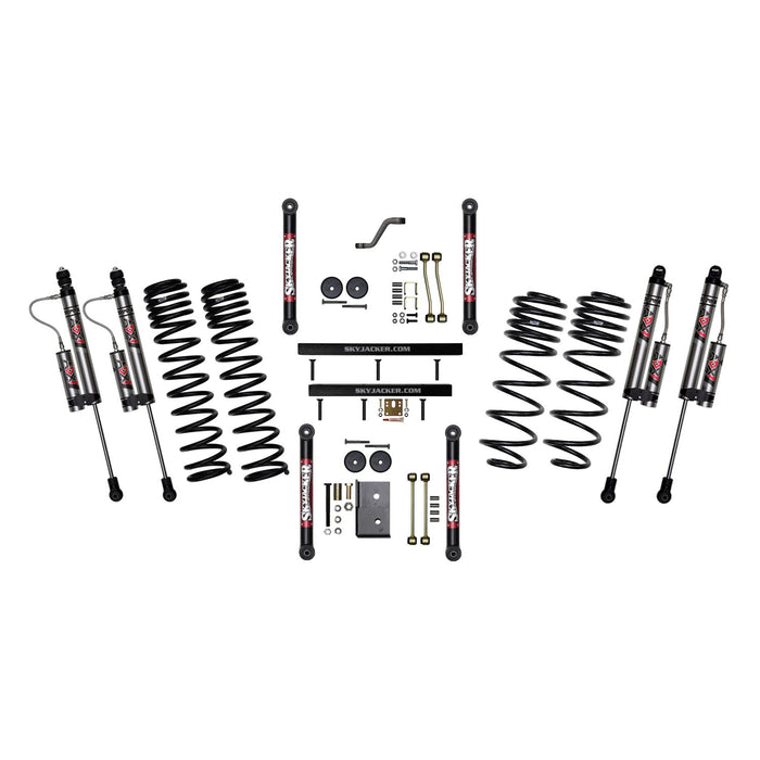 Skyjacker TJ401BKXLT 4 Inch Suspension Lift System With ADX 2.0 Remote Reservoir Shocks with Lower Links 97-02 Jeep Wrangler TJ Skyjacker - Truck Part Superstore