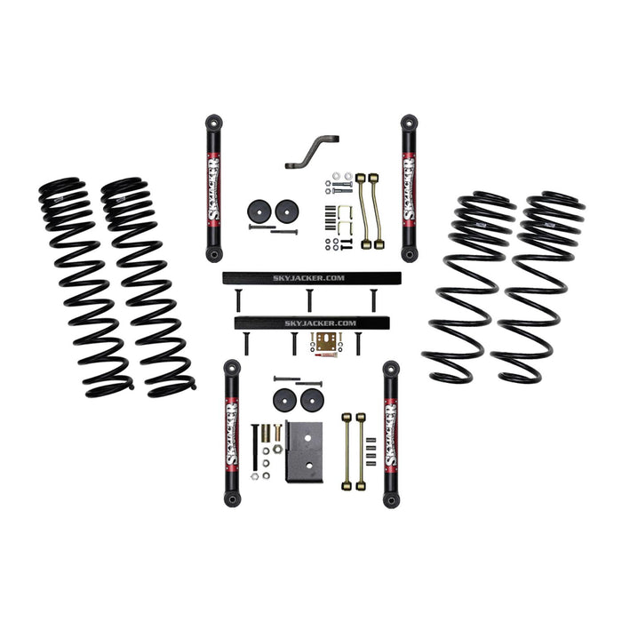 Skyjacker TJ401BLT 4 Inch Component Box With Dual Rate Long Travel Coil Springs with Lower Links 97-02 Jeep Wrangler TJ Skyjacker - Truck Part Superstore
