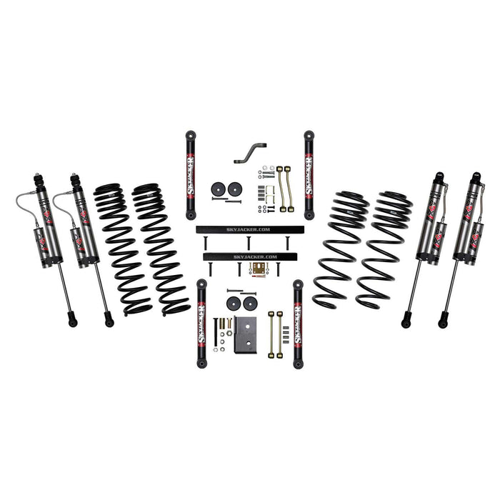Skyjacker TJ403BKXLT 4 Inch Suspension Lift System With ADX 2.0 Remote Reservoir Shocks with Lower Links 03-06 Jeep Wrangler TJ Skyjacker - Truck Part Superstore