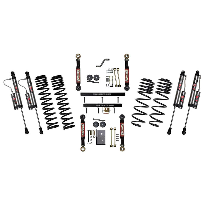 Skyjacker TJ403BKXLTX 4 Inch Suspension Lift System With ADX 2.0 Remote Reservoir Shocks with Lower Flex Links 03-06 Jeep Wrangler TJ Skyjacker - Truck Part Superstore
