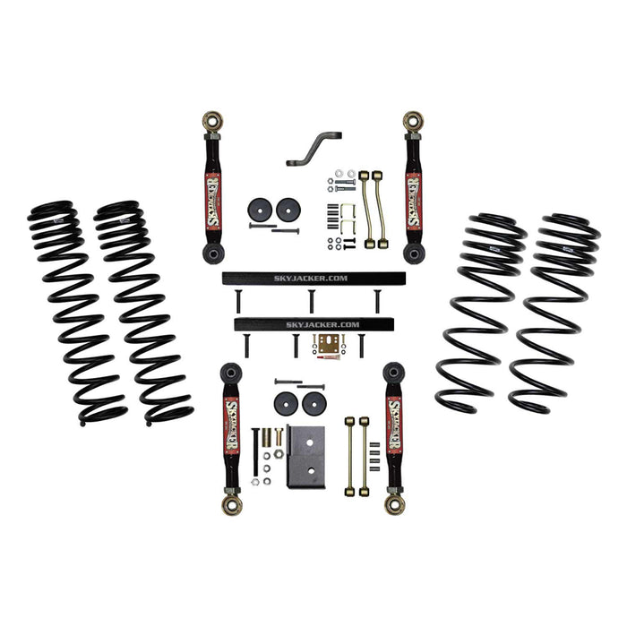 Skyjacker TJ403BKXLTX 4 Inch Suspension Lift System With ADX 2.0 Remote Reservoir Shocks with Lower Flex Links 03-06 Jeep Wrangler TJ Skyjacker - Truck Part Superstore