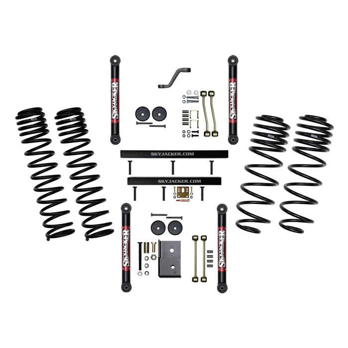 Skyjacker TJ403BLT 4 Inch Component Box With Dual Rate Long Travel Coil Springs with Lower Links 03-06 Jeep Wrangler TJ Skyjacker - Truck Part Superstore
