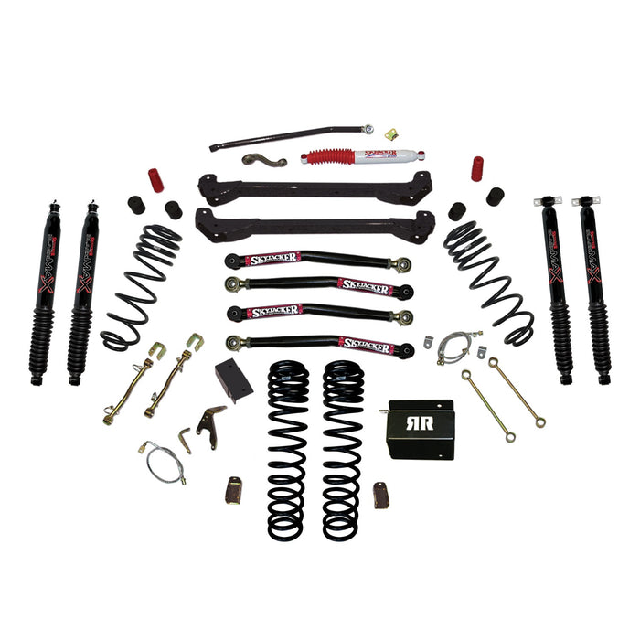 Skyjacker TJ40RR1LTK-B 4in. Dual Rate Long Travel Coils Long Arm Lift TJ/LJ - Truck Part Superstore
