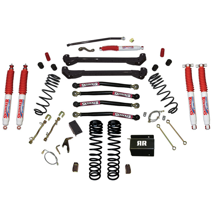 Skyjacker TJ40RR1LTK-H 4in. Dual Rate Long Travel Coils Long Arm Lift TJ/LJ - Truck Part Superstore