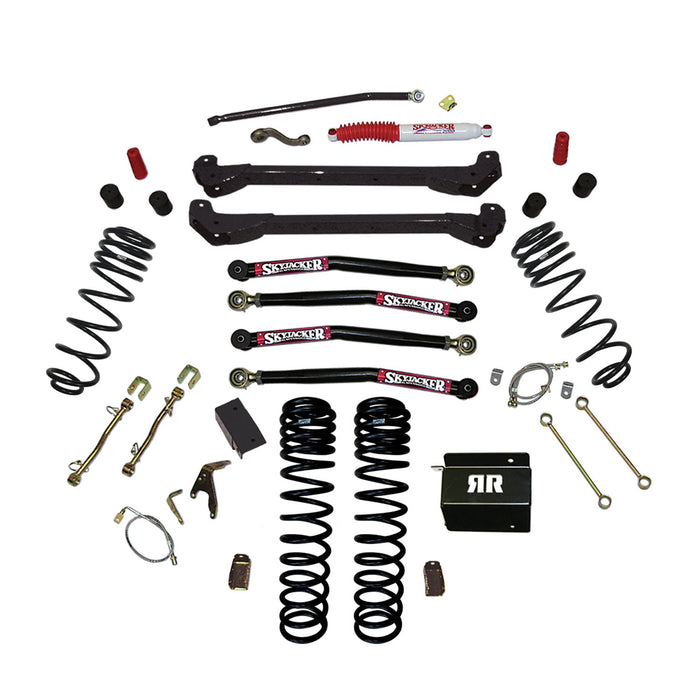 Skyjacker TJ40RR1LTK 4in. Dual Rate Long Travel Coils Long Arm Lift TJ/LJ - Truck Part Superstore