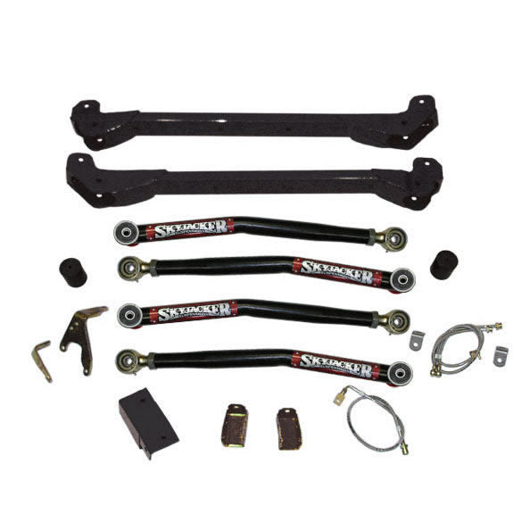 Skyjacker TJ40RRX Component Box For PN TJ40RR1K 4 Inch Lift Incl. Frame Brackets Rear Track Bar Bracket Transfer Case Shifter Rear Shock Relocation Bracket Brakeline Set Skyjacker - Truck Part Superstore
