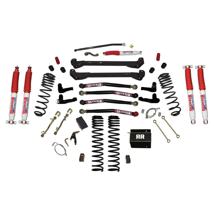 Skyjacker TJ60RR1LTK-H 6in. Dual Rate Long Travel Coils Long Arm Lift TJ/LJ Lower Link - Truck Part Superstore